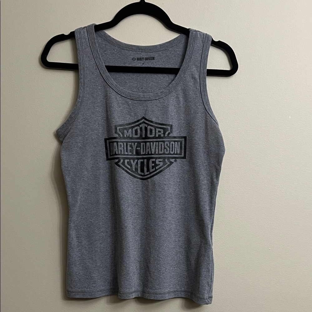 Harley-Davidson Charcoal Sleeveless Tank Top Size M